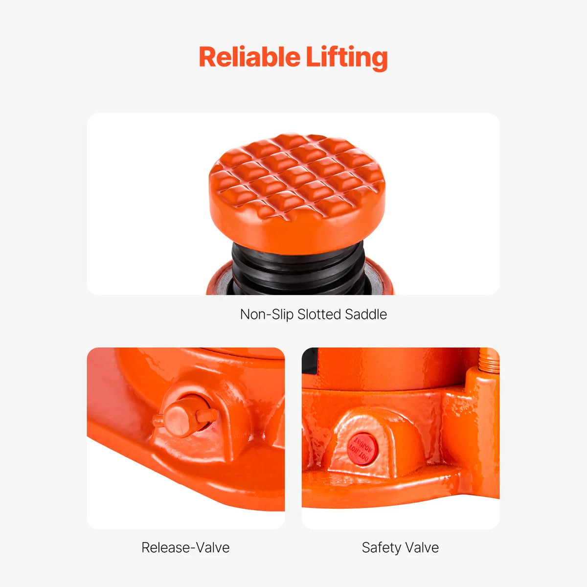 Heavy-Duty Hydraulic Bottle Jack for Trucks, SUVs, and RVs