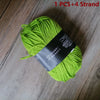 4-Ply Soft Cotton Blend Yarn for Knitting and Crochet