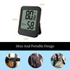 Digital Temperature and Humidity Monitor with Stand, Magnet, and Wall Mount