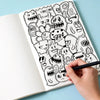 Adult Decompression Graffiti Coloring Book with 22 Unique Patterns
