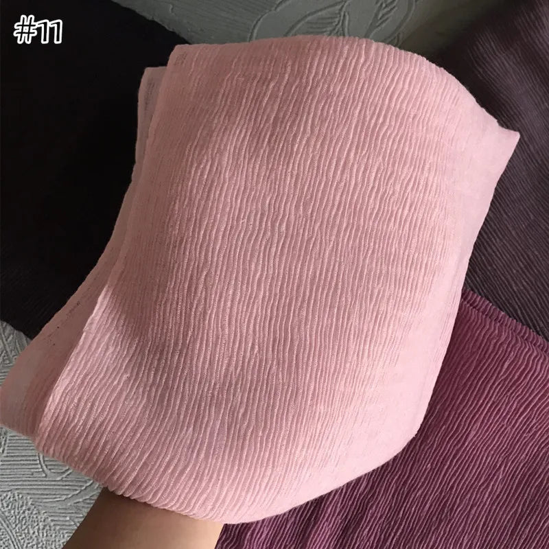 Soft Crinkle Cotton-Feel Scarf & Shawl
