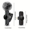 Wireless Lavalier Microphone for Smartphones and Cameras