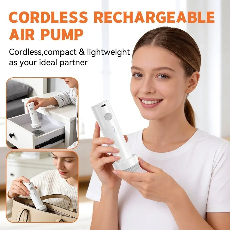 Portable Electric Vacuum Pump for Storage Bags