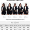 A series of models demonstrating the recommended chain lengths for a durable metal shoulder strap buckle on crossbody bags.