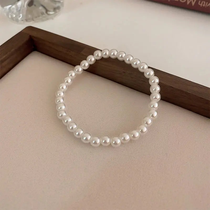 Bracelet Perles de Simili-Perles Élégant
