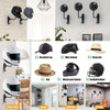 180° Rotatable Helmet Holder with Wall-Mounted Claw Hook