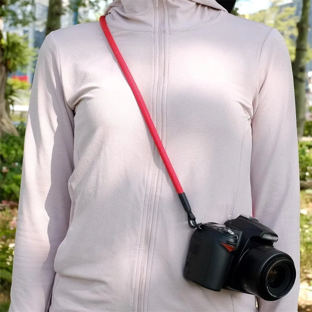 Adjustable Nylon Camera Shoulder Strap – Durable & Comfortable for DSLR & SLR