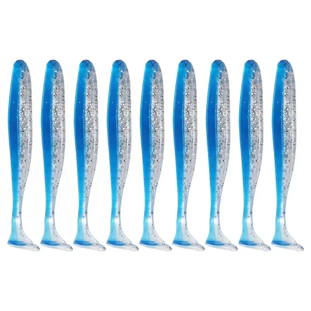 Realistic Soft Bait Fishing Lures with Jig Heads
