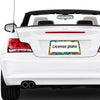 Custom Aluminum License Plate Frame with HD Design