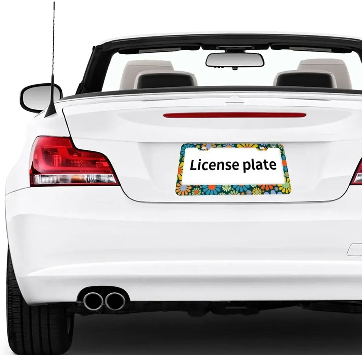 Custom Aluminum License Plate Frame with HD Design