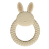 Baby Teething Gloves with Cartoon Bear Design