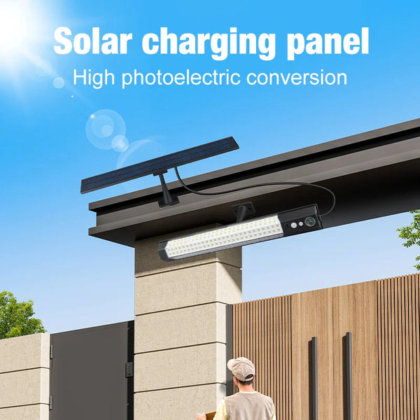Projecteur de Sécurité Solaire à Détection de Mouvement avec Télécommande