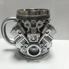 Taza Aislada de Acero Inoxidable con Diseño de Motor V8
