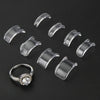 Invisible Ring Size Reducer with Spiral Spring Tightener