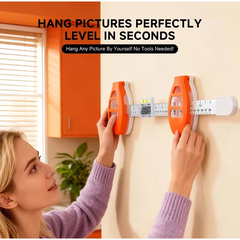 Precision Picture Hanging Level & Marking Tool