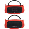 Orange shockproof silicone protective case for a JBL Charge 6 speaker.
