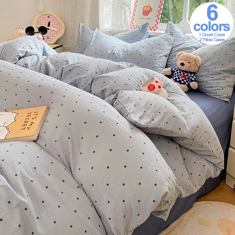 Ultra-Soft Pre-Washed Microfiber Duvet Cover Set with Pillowcases
