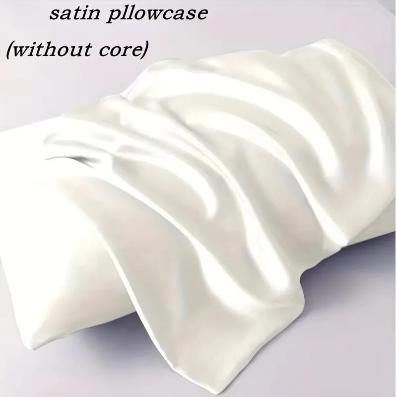 Satin Pillowcases (Set of 2) – Skin-Friendly Envelope Closure