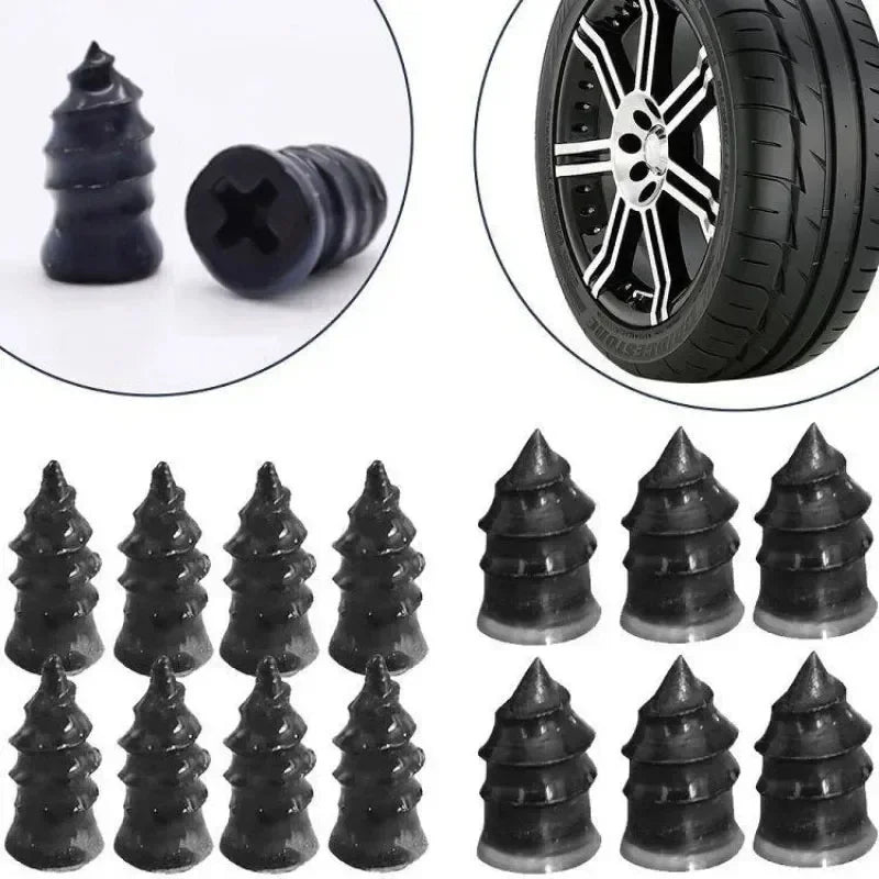 Tubeless Tire Puncture Repair Kit with Rubber Nails