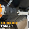Universal Socket Wrench Adapter with Drill Attachment