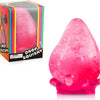 Pinkes Stressball-Produktkarton und ein lose pinkes, weiches Stressball