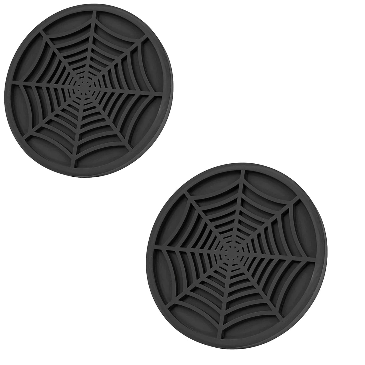Spider Web Silicone Coasters for Car Cup Holders