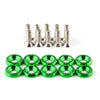 Aluminum Concave Fender Washer Screw Kit (10-Pack) for Automotive Use