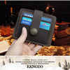 Handcrafted Cowhide Leather Card Wallet with Coin Pocket