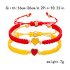 Matching Love Heart Beaded Bracelets for Couples