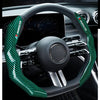 Carbon Fiber Texture Steering Wheel Cover - Anti-Slip & Comfortable Grip
