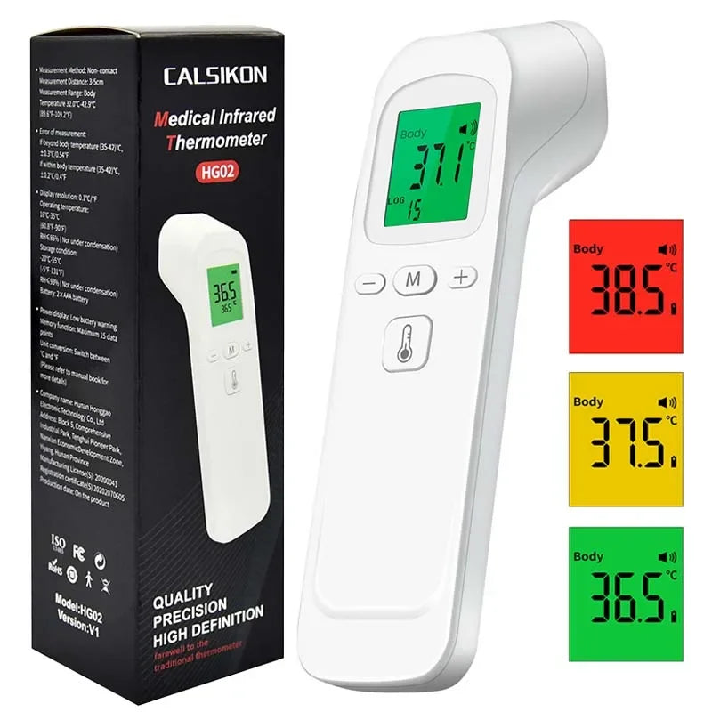 Digital Infrared Forehead Thermometer – Quick, Non-Contact Reading for All Ages