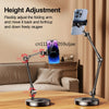 Folding Adjustable Phone Stand with Flexible Arm