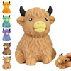 Pelota Antiestrés de Vaca Highland de Lenta Recuperación