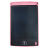 Rosa, verstellbare LCD-Zeichentafel mit schwarzem Bildschirm und pinker Taste