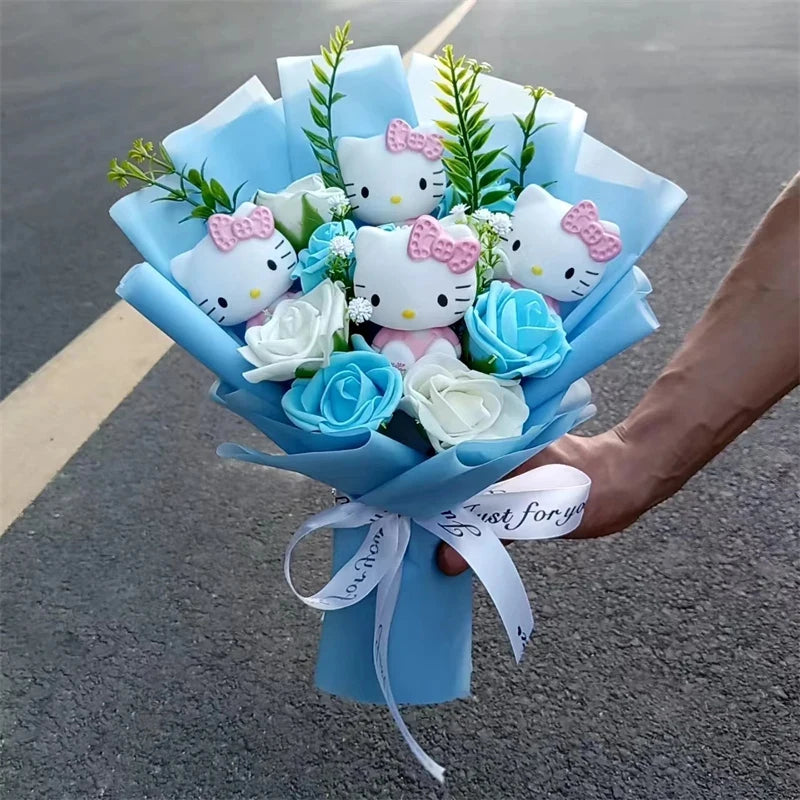 Hello Kitty Plush Rose Bouquet