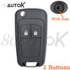 Replacement Car Key Shell Case for Buick, Chevrolet, and Opel