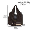 Large Canvas Tote Bag with Keychain Attachment