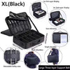 Large Capacity Waterproof Makeup Bag with Zipper Closure