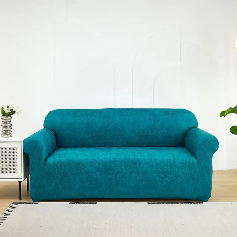 PU Leather Sofa Slipcover with Anti-Slip Backing