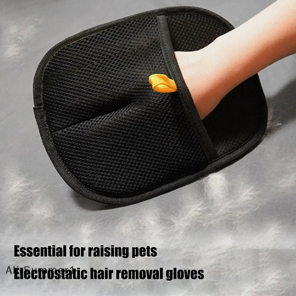 Double-Sided Electrostatic Pet Grooming Gloves