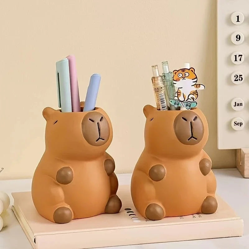 Niedlicher Capybara-Stifthalter & Organizer