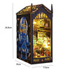 DIY Wooden Book Nook Kit with LED Lighting