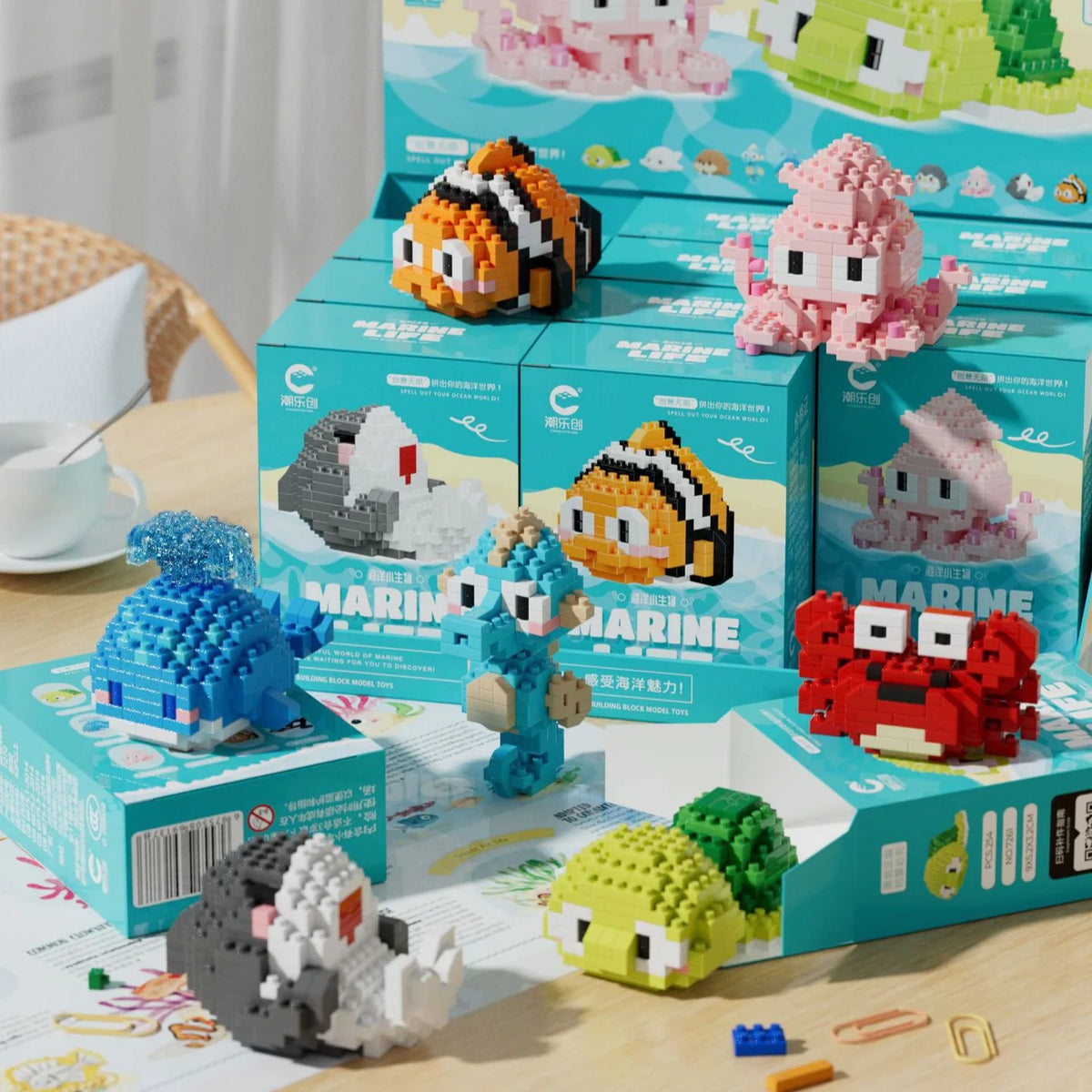 Penguin 3D Mini Building Block Set