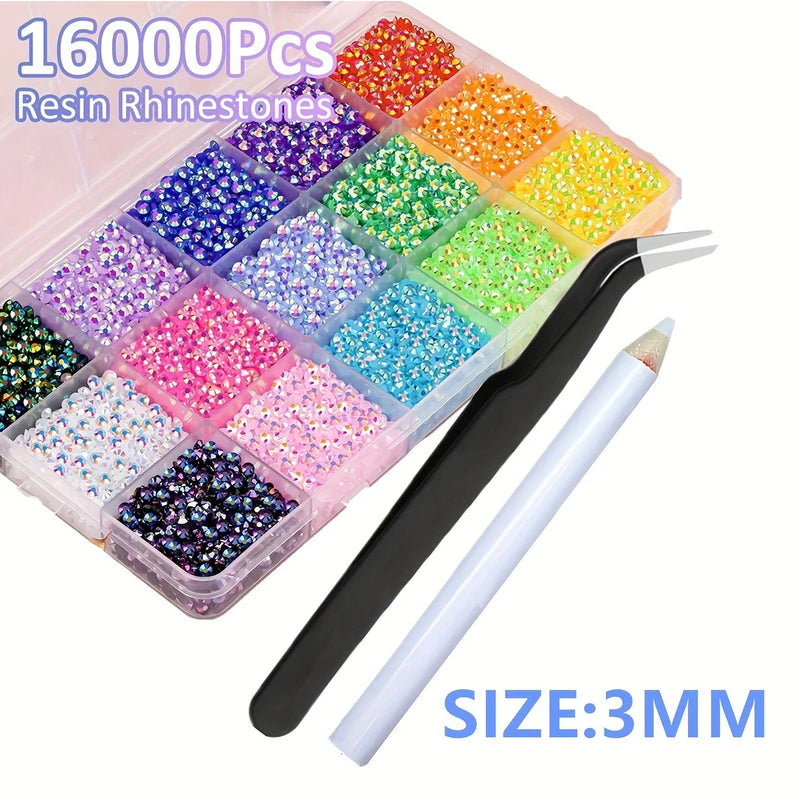 Resin Rhinestone Gems for DIY Crafts