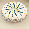 Bohemian Round Floor Cushion with Anti-Slip Base