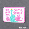 Encouraging Embroidery Iron-On Patches for Clothing and Accessories