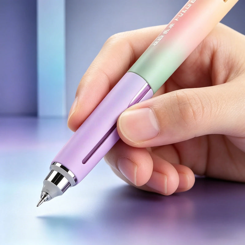 Gear Mechanism Fidget Pen with Retractable 0.5mm Tip