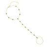 Colorful CZ Link Chain Bracelet