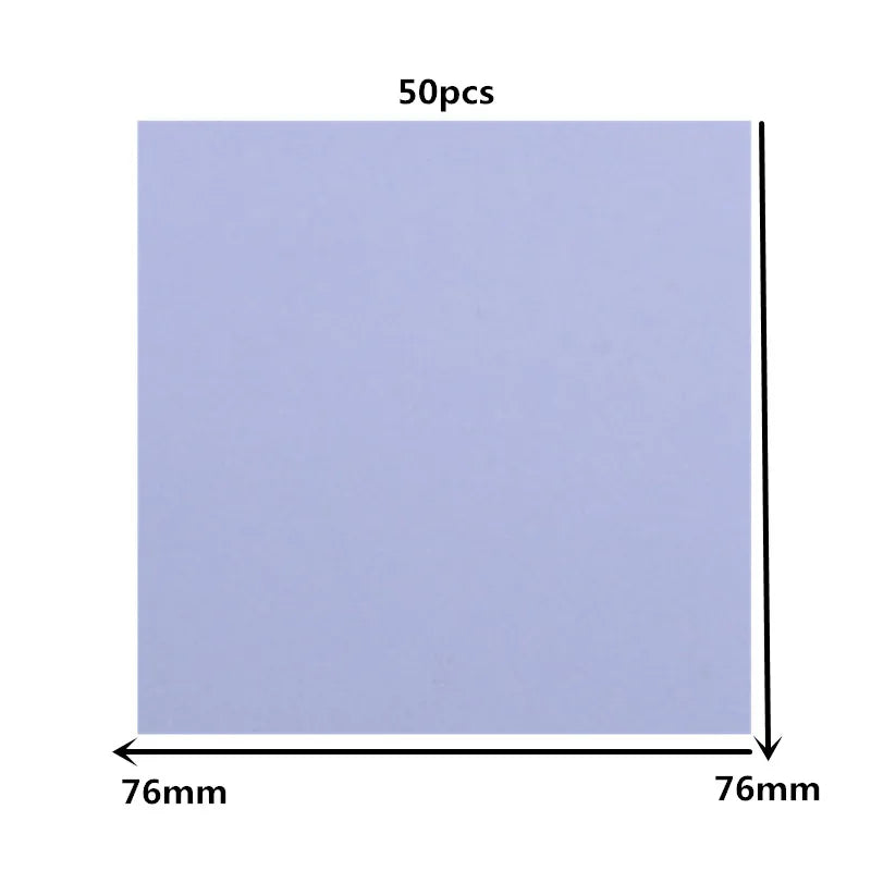 Clear Self-Adhesive Sticky Notes Pack of 50