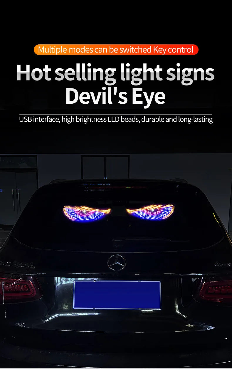 USB LED Demon Eye Decorative Light with 11 Dynamic Modes